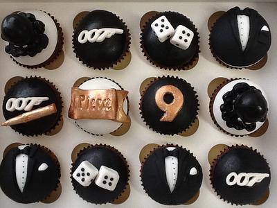James Bond Cupcakes - Cake by Dinki Cupcakes
