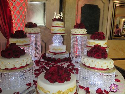 Crystal Wedding Cake - Cake by Mary Yogeswaran