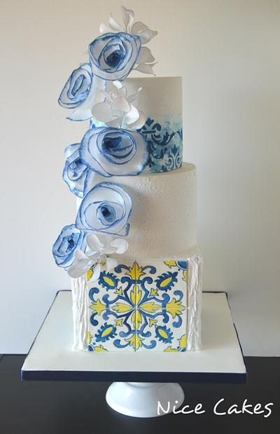 Portuguese tile cake - Cake by Paula Rebelo