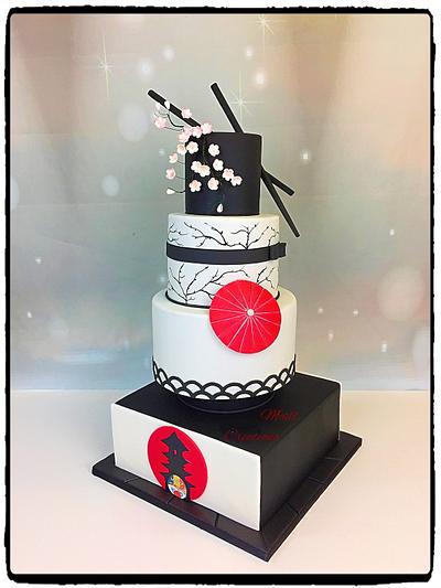 Japanese cake By Madl Créations - Cake by Cindy Sauvage 