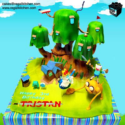 Adventure Time Tree Fort Cake - Cake by Cakes by The Regali Kitchen
