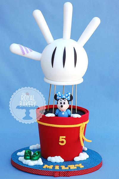 Minnie Mouse Hot Air Balloon - Cake by Lesley Wright