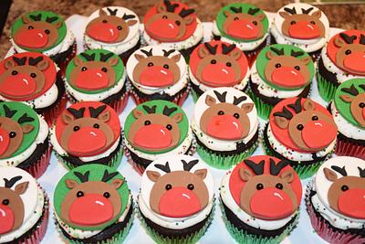 Rudolf Cupcakes! - Cake by Ellie1985