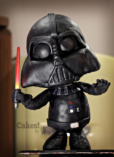 3D Lil' Darth Vader - Cake by Cakes! by Ying