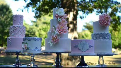 Ivory and Blush Cake Bar - Cake by Elisabeth Palatiello