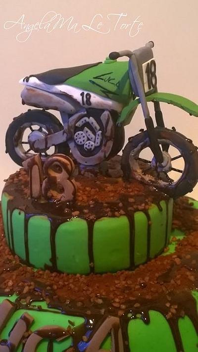 motocross cake - Cake by AngelaMa Le Torte