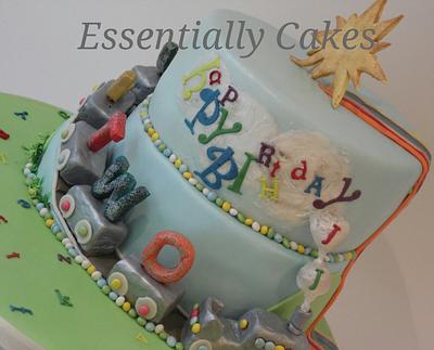 Alphabet Train - Cake by Essentially Cakes