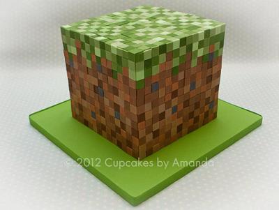 Minecraft Cake - Cake by Cupcakes by Amanda