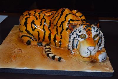 Tiger Cake - Cake by Kate@Sweetopia