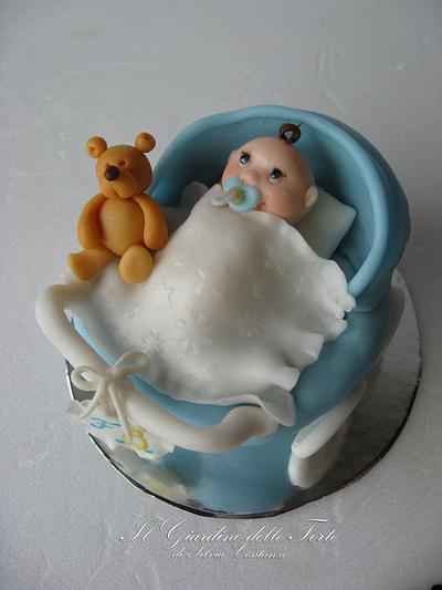 Welcome Federico, lovely baby!!  - Cake by Silvia Costanzo