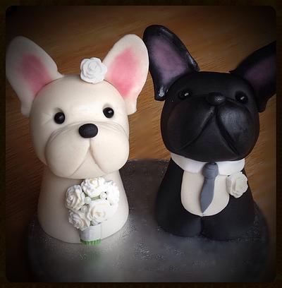 French bulldog toppers - Cake by Shell