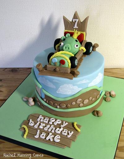 Angry Birds GO cake - Cake by Rachel Manning Cakes