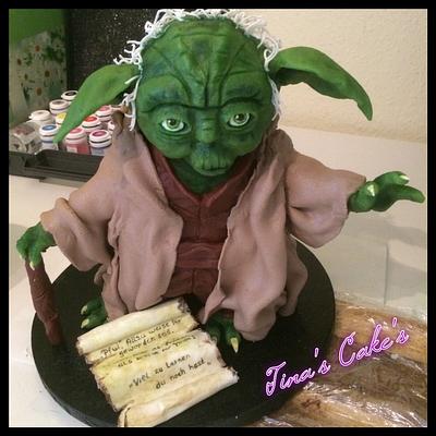 Yoda - Cake by Tina's Cake's