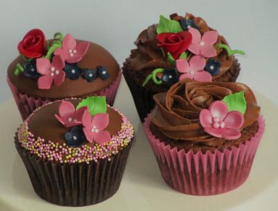 Cottage Garden Cupcakes - Cake by Just Because CaKes