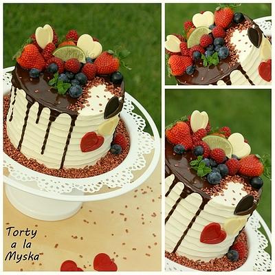SMB & fruit - Cake by Myska