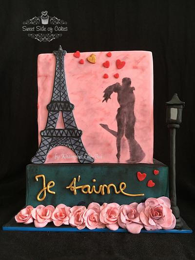 Love Romance in Paris @CPC Valentine's Day 2017 Collaboration  - Cake by Sweet Side of Cakes by Khamphet 
