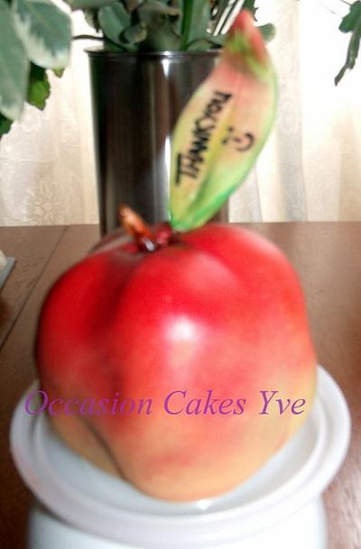 Give the teacher an apple ! - Cake by Yve mcClean