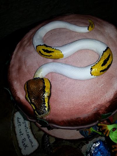 snake - Cake by sweetrosy