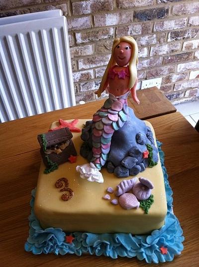 Mermaid Cake - Cake by Sarah Al-Masrey