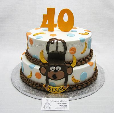 "40" - Cake by Cynthia Jones
