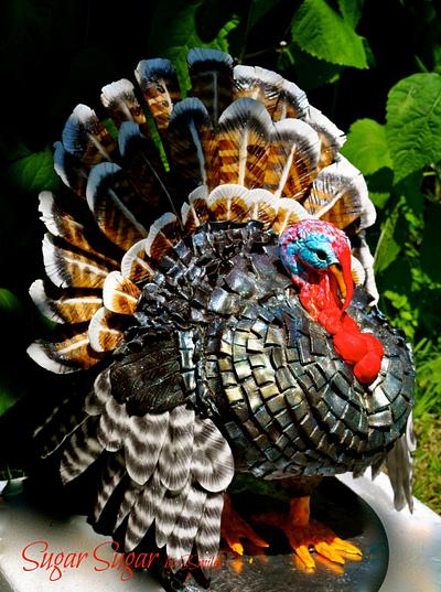 Thanksgiving Turkey - Not This Year! - Cake by Sandra Smiley