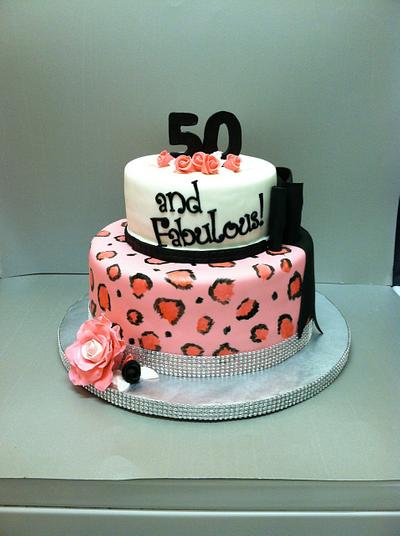 50 and fabulous - Cake by Karen Seeley