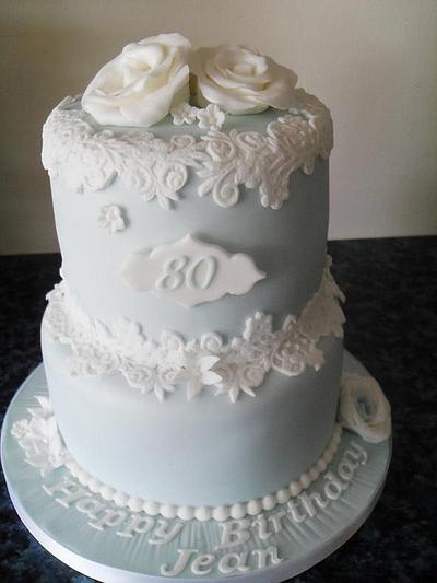 Wedgewood inspired  cake - Cake by Marie 2 U Cakes  on Facebook