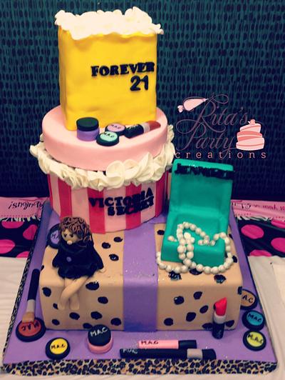 21st Birthday Cake - Cake by Ritas Creations