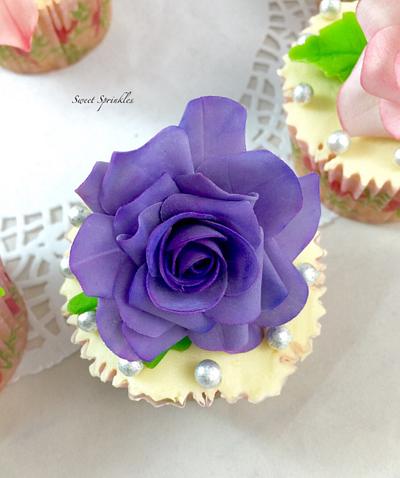 Purple Rose - Cake by Deepa Pathmanathan