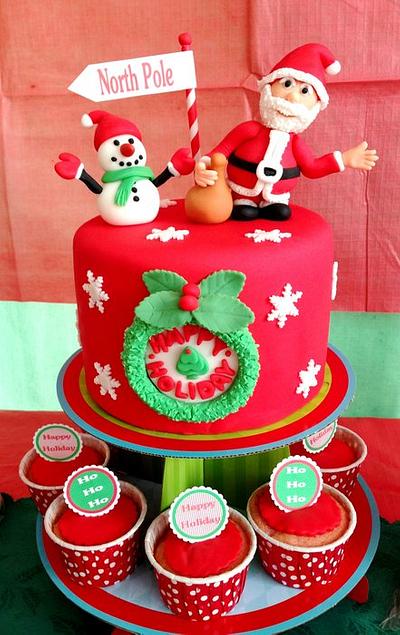 Hello Santa!! - Cake by funni