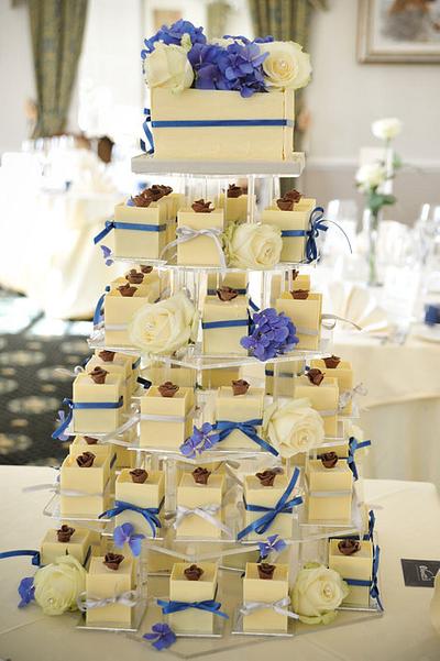 White Chocolate boxes - Cake by Kelly Mitchell