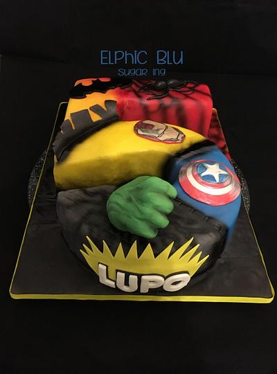 5 super nero cake - Cake by ElphicBlu Sugar Ing