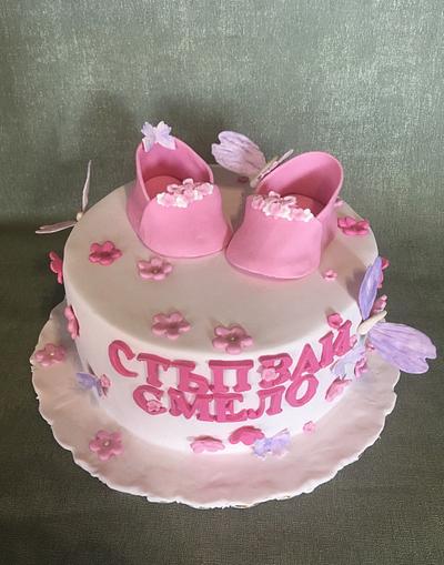 Baby girl cake - Cake by Doroty