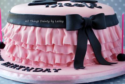 Barbie Themed Cake - Cake by All Things Dainty by Lesley