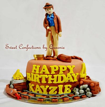 Indiana Jones Cake - Cake by SWEET CONFECTIONS BY QUEENIE