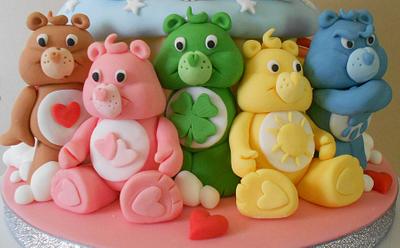 Care Bears giant cupcake - Cake by Bezmerelda