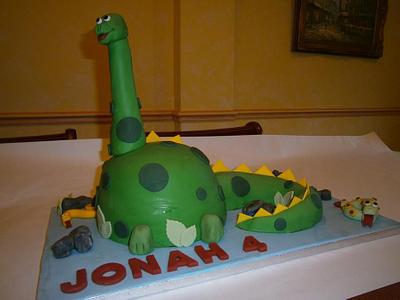Dino Cake - Cake by jenny buss