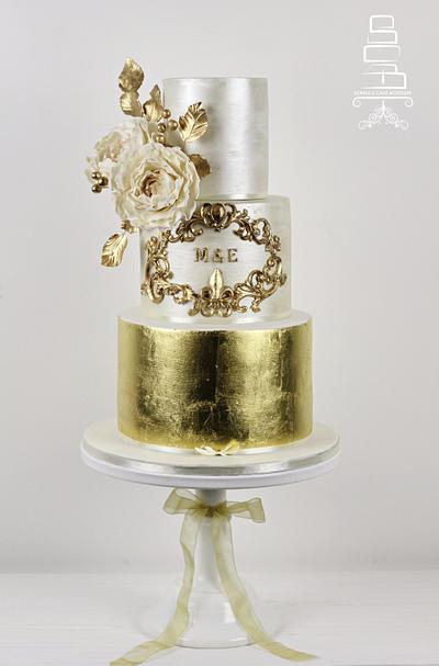 Shimmer & Gold - Cake by Sophia's Cake Boutique