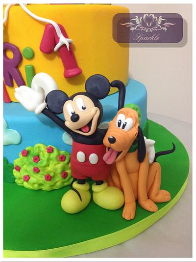 The super house of Mickey Mouse - Cake by Valeria Antipatico