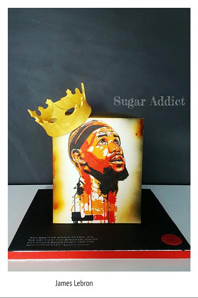 Lebron James  - Cake by Sugar Addict by Alexandra Alifakioti
