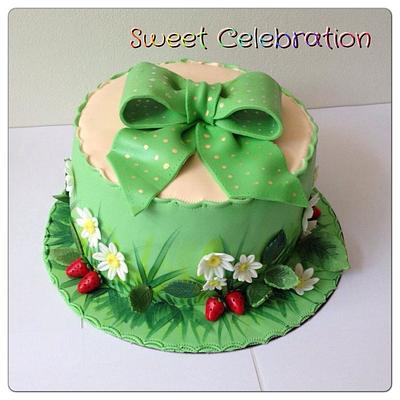 Spring green - Cake by Kasia