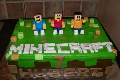 Minecraft - Cake by Agnieszka