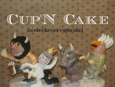 Where the wild things are fondant cake toppers - Cake by Danielle Lechuga