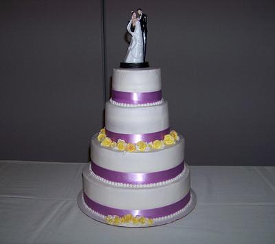 Angie's Wedding Day - Cake by Bambi Pruch