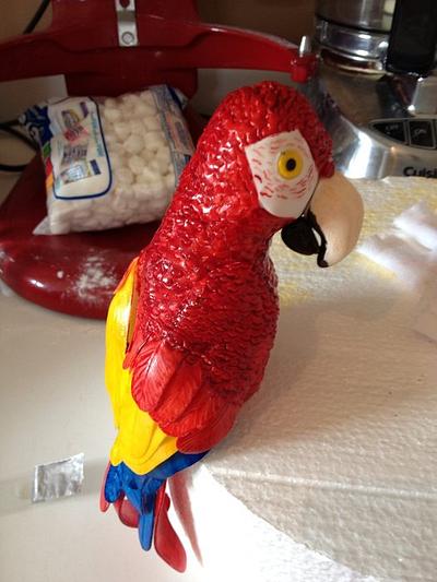 Parrot topper - Cake by Jennie 