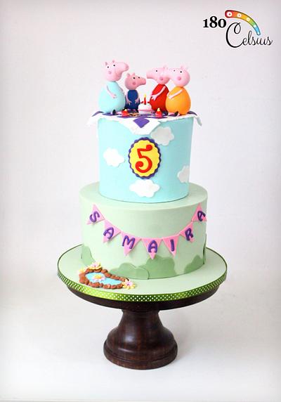 Peppa Pig Happy Family - Cake by Joonie Tan