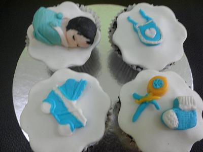 Baby shower cupcakes - Cake by JudeCreations