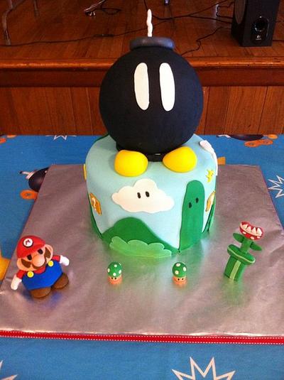 Mario Cake  - Cake by Naly Cakes