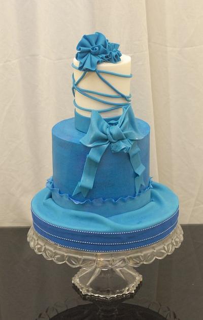 Blue - Cake by Sugarpixy