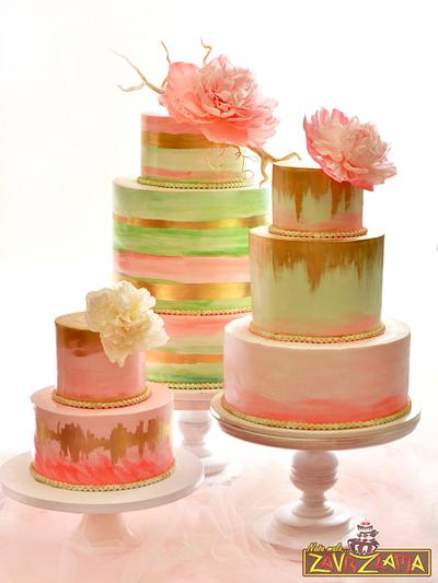 Watercolor Wedding Rhapsody - Cake by Nasa Mala Zavrzlama